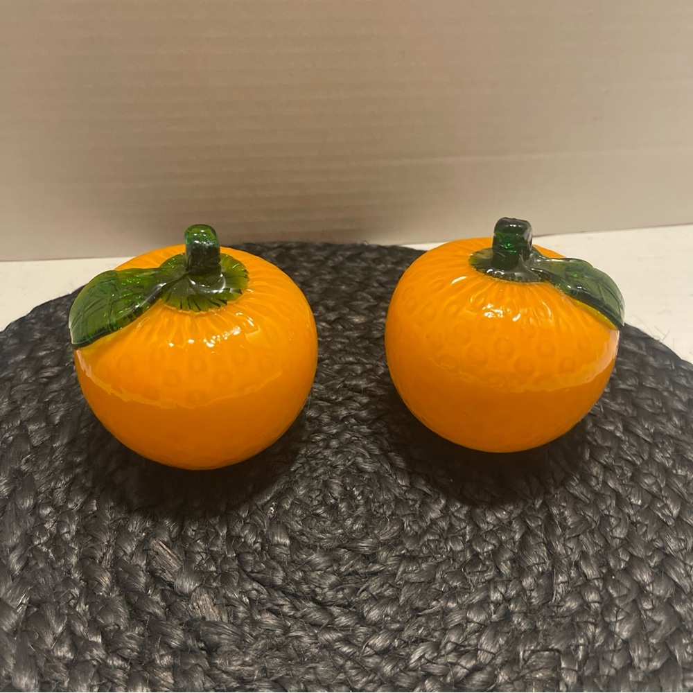 Glass blown oranges Murano style - Orange Color - Picture 4 of 8